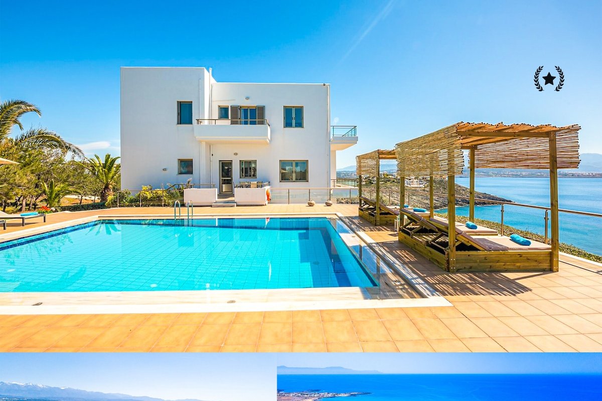 Seafront Villa w/ Pool, Sea Access & Sunset Views gallery image 2