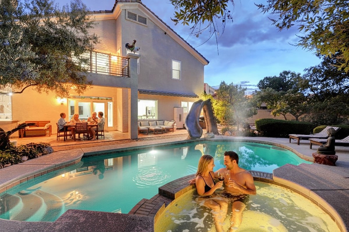 Summerlin Private Resort Pool Spa Sauna Game Room gallery image 2