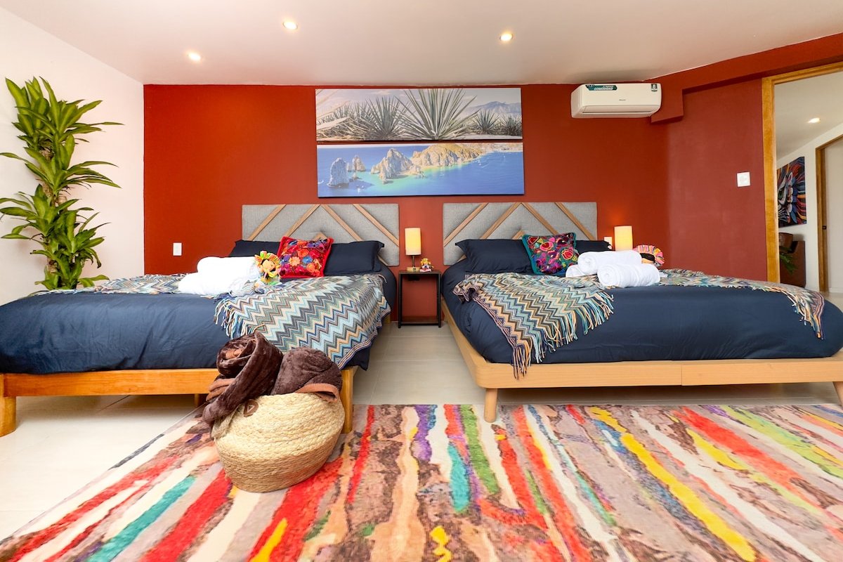 Serenity Condesa Condo w/ Castle sunset view & AC gallery image 5