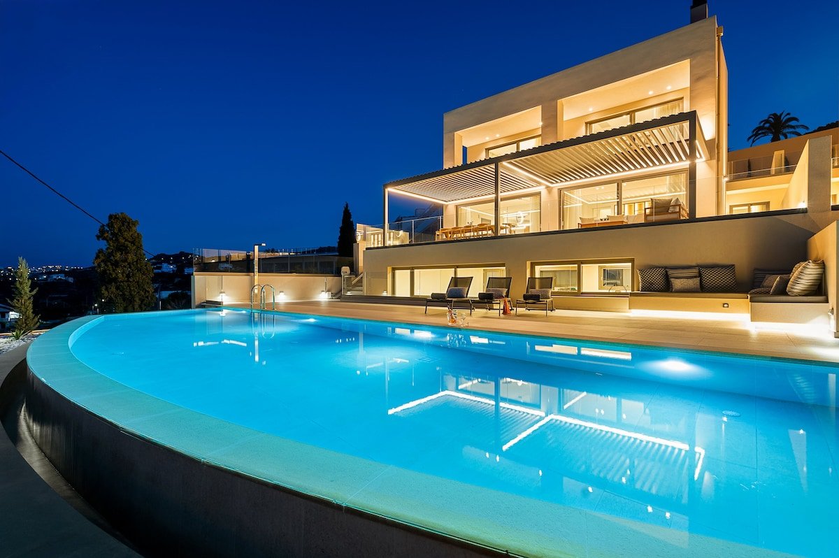 Majo Kyma Villa Sea View-Heated Pool-Gym-Sauna gallery image 2