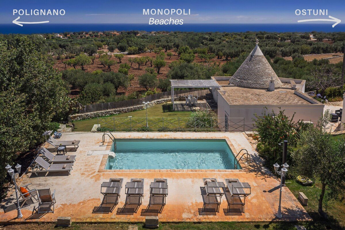 Authentic Trulli with Private Pool and Sea View gallery image 3