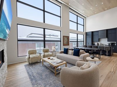 Festive Getaway | Hot Tub + Fireplace Views