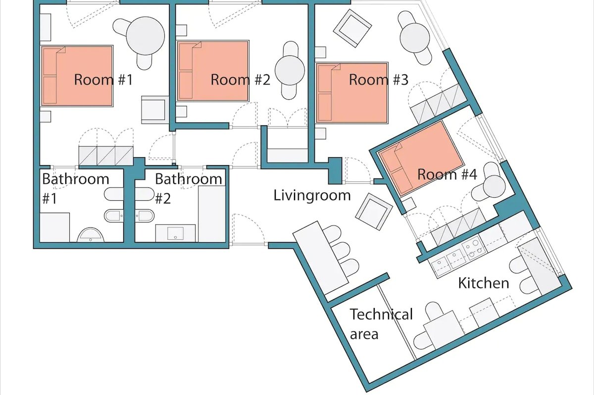 BigFamilyRome-Sistine Chapel – 16 pax/8 rooms gallery image 3