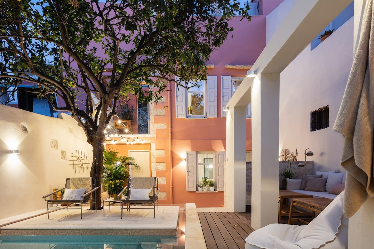 Villa Lemonia with Pool & Steam Room, Modern & lux gallery image 2