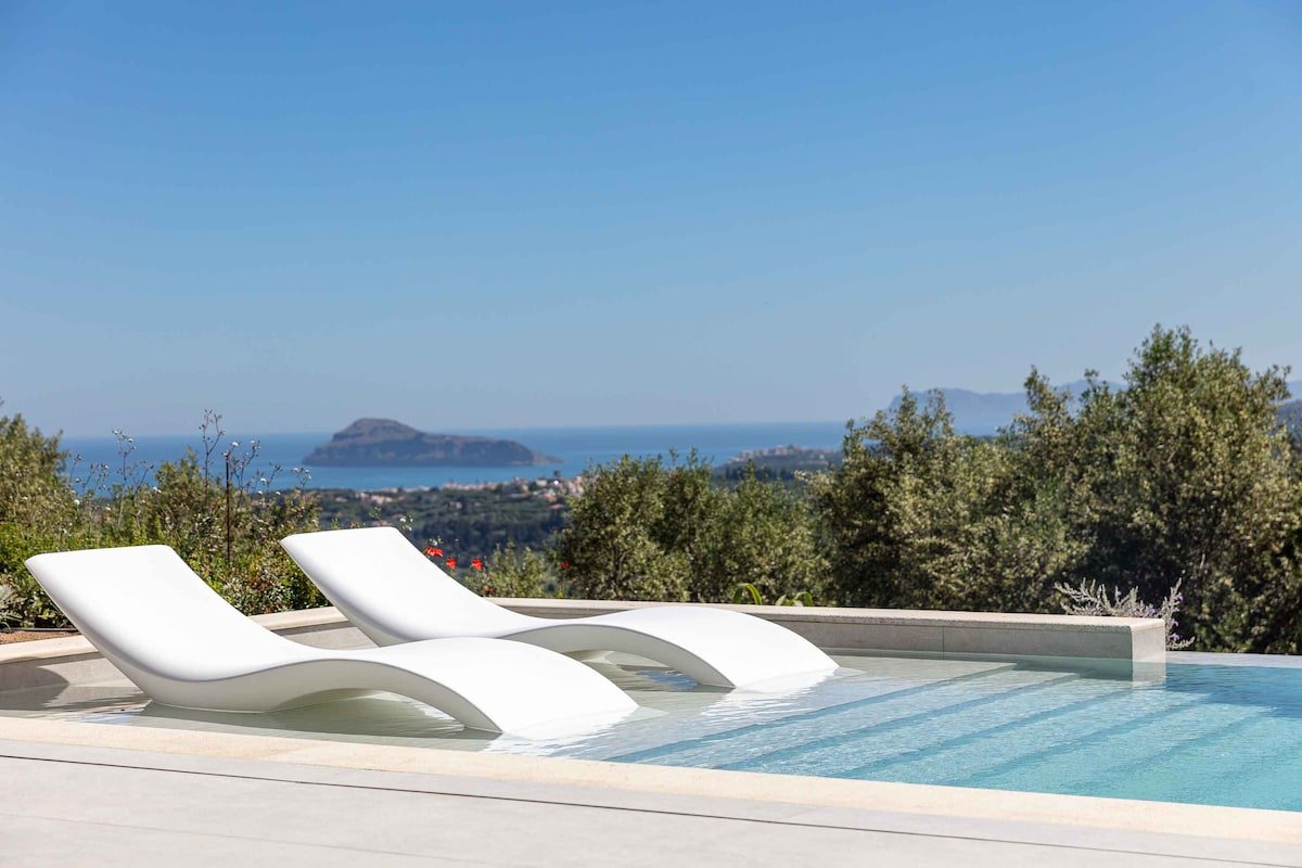 Villa Aglaea | Saltwater Pool & Amazing Seaview! gallery image 4