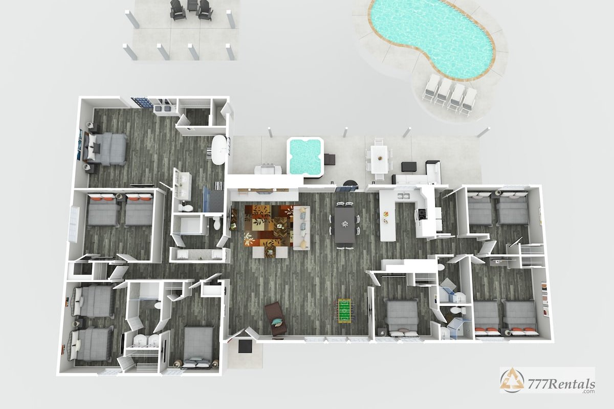 777Rentals – 7BR/5BA – Serenity 1 Estate gallery image 4