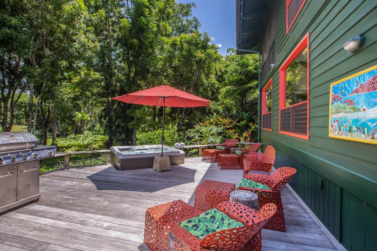 Hanalei Happy Place, Walk to Beach! TVNC #1158 gallery image 5