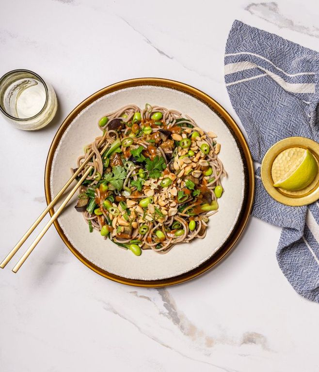 Photo of Loaded Veggie Peanut Noodles