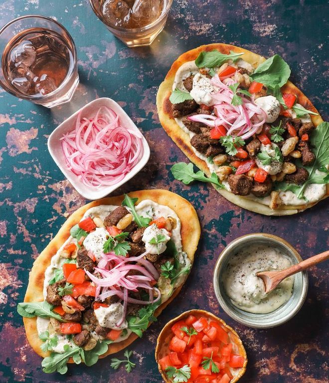 Photo of Ostrich Goulash Flatbread