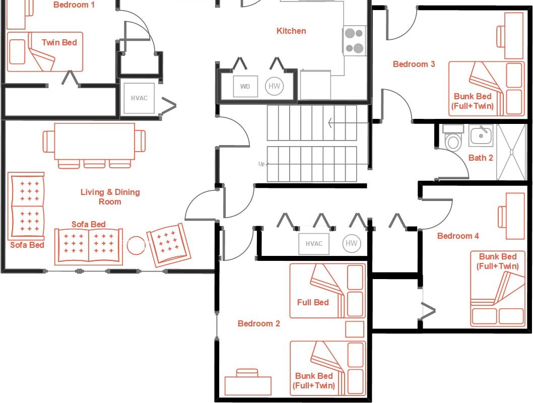 1 #33 – 4 Bdrm Condo – McCormick Place, Chinatown gallery image 3