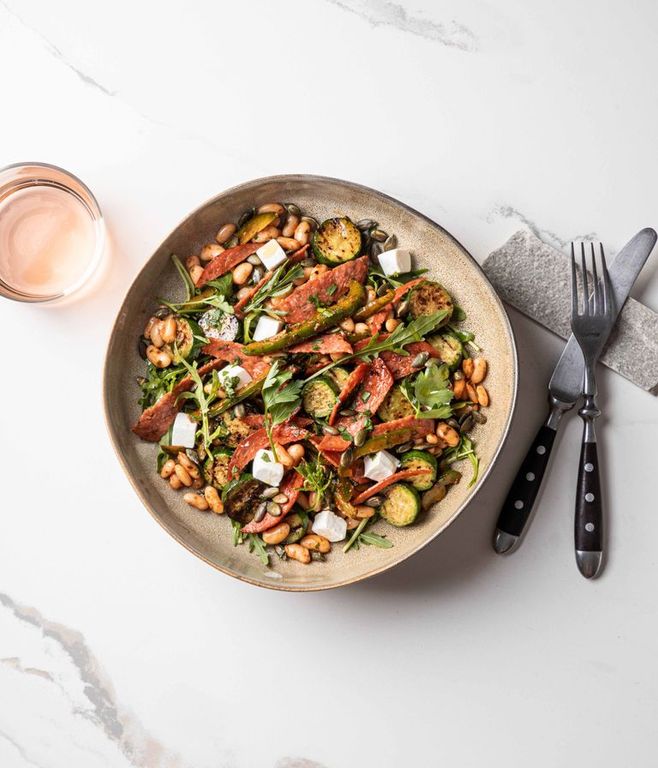 Photo of White Bean & Chorizo Salad