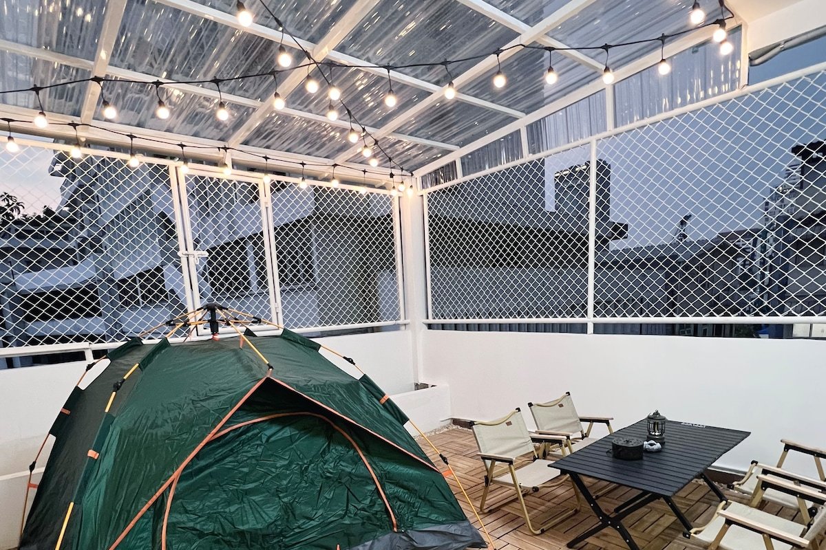 预定4晚免费接机/Silom/BTS步行7分钟/门口711便利店/卧室均带独立卫生间/最多可住13人 gallery image 5