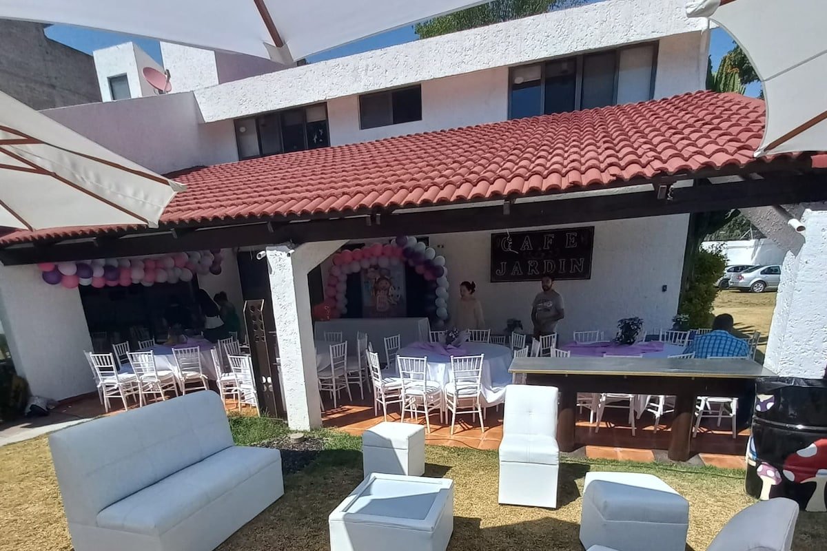 Jardín y hermosa casa para eventos y estancia gallery image 5