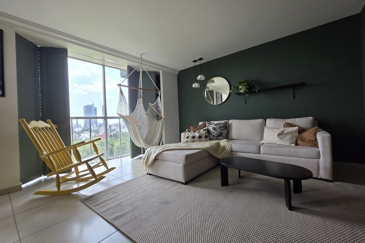 Spectacular view w/Private Rooftop at Condesa gallery image 2