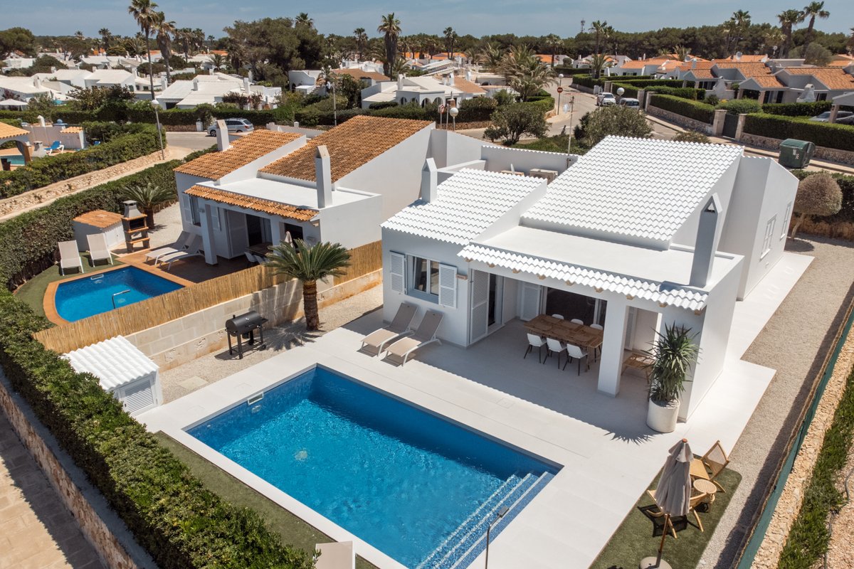 Coqueta villa con piscina Cap d’Artrutx, Menorca.