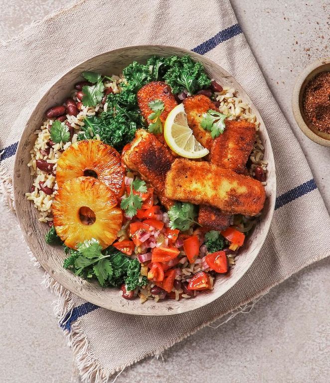 Photo of Moreish Coffee-Spiced Halloumi