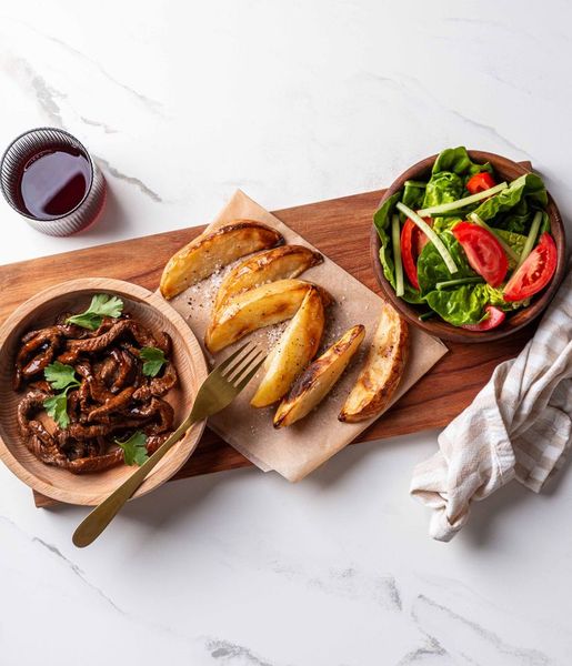 Photo of BBQ Glazed Ostrich Strips