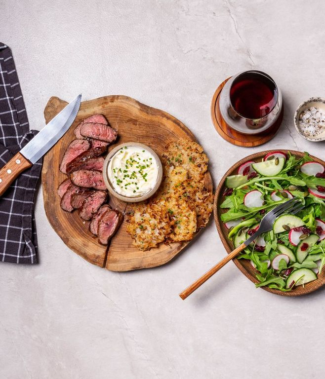 Photo of Venison & Golden Hashbrowns