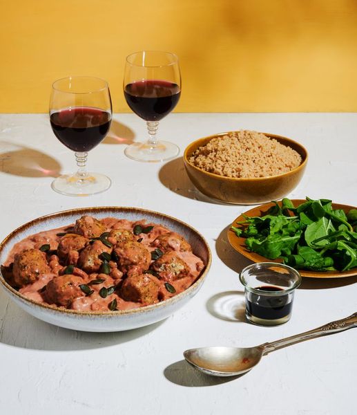 Photo of The Simplest Saucy Chicken Meatballs