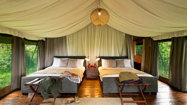 Lemala Ngorongoro Tented Camp 2 Bedroom Tent