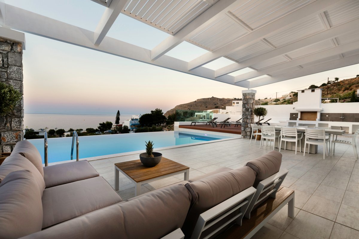 Villa Crystal in Lindos with private HEATED pool