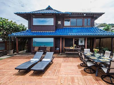 Beachfront Home on Sunset Beach, 4 BR with Bikes