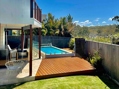 Heated pool, luxury family beach house