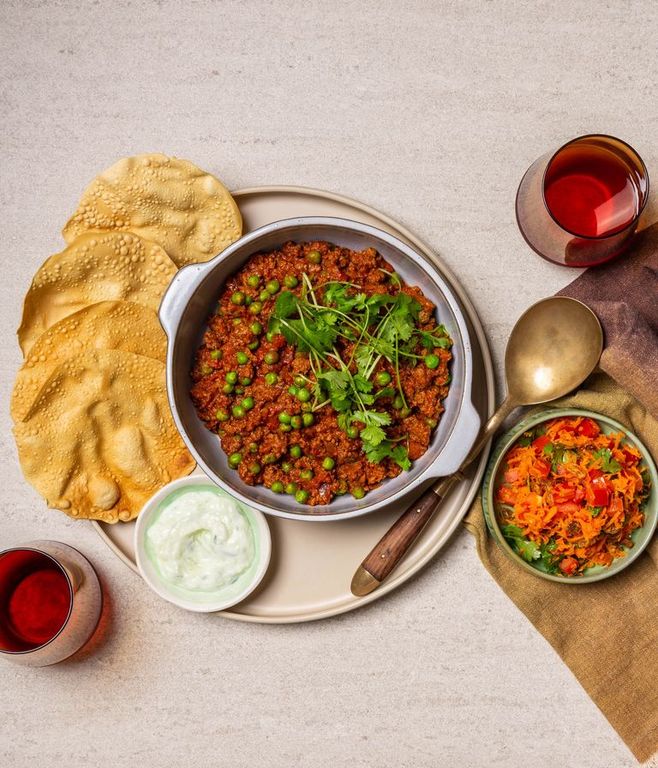 Photo of Ostrich Keema & Poppadoms