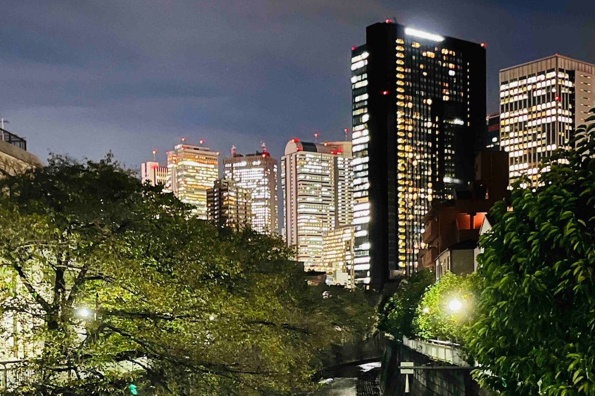 《花苑》2分钟即达新宿／新房8⃣️折【新宿稀有一线河景樱花高端独栋别墅】宽敞舒适／新宿&涩谷都心商圈 gallery image 3