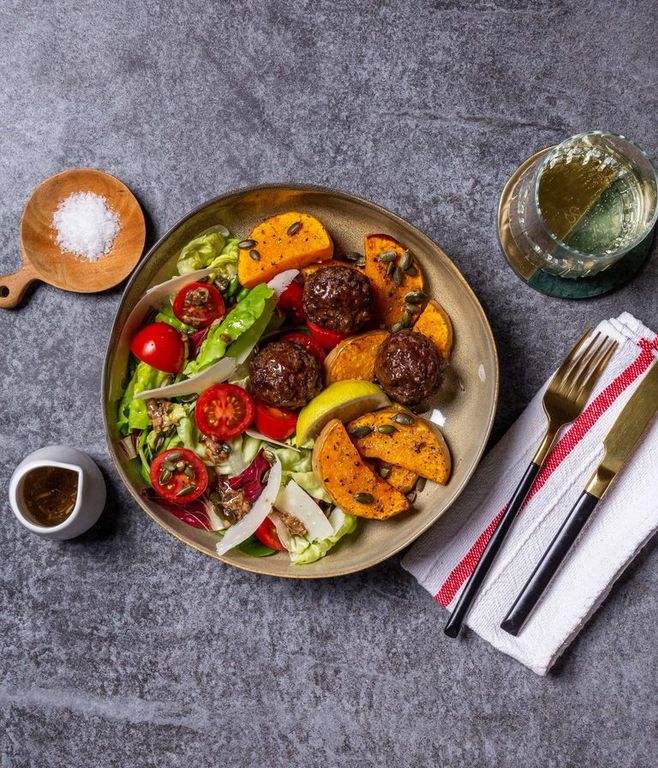 Photo of Wagyu Meatball & Tomato Salad