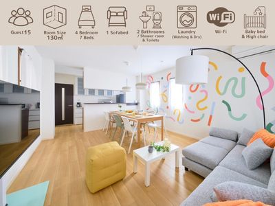 Monthly stay only｜新宿電車7分｜駅徒歩3分｜4寝室｜2シャワー｜130㎡t｜IR2