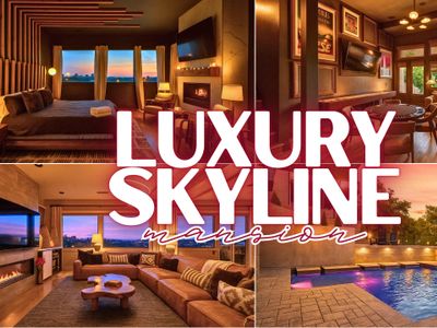 Luxury Skyline Mansion: Pool, Hot Tub & Game Room!