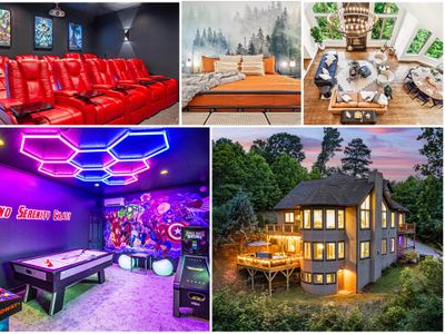 Cinema+Sauna in 5000 Sq Ft Luxe Chalet | Sleeps 20