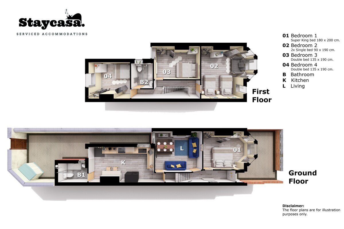Urban Oasis Spacious 4-Bedroom Home in Manchester gallery image 5