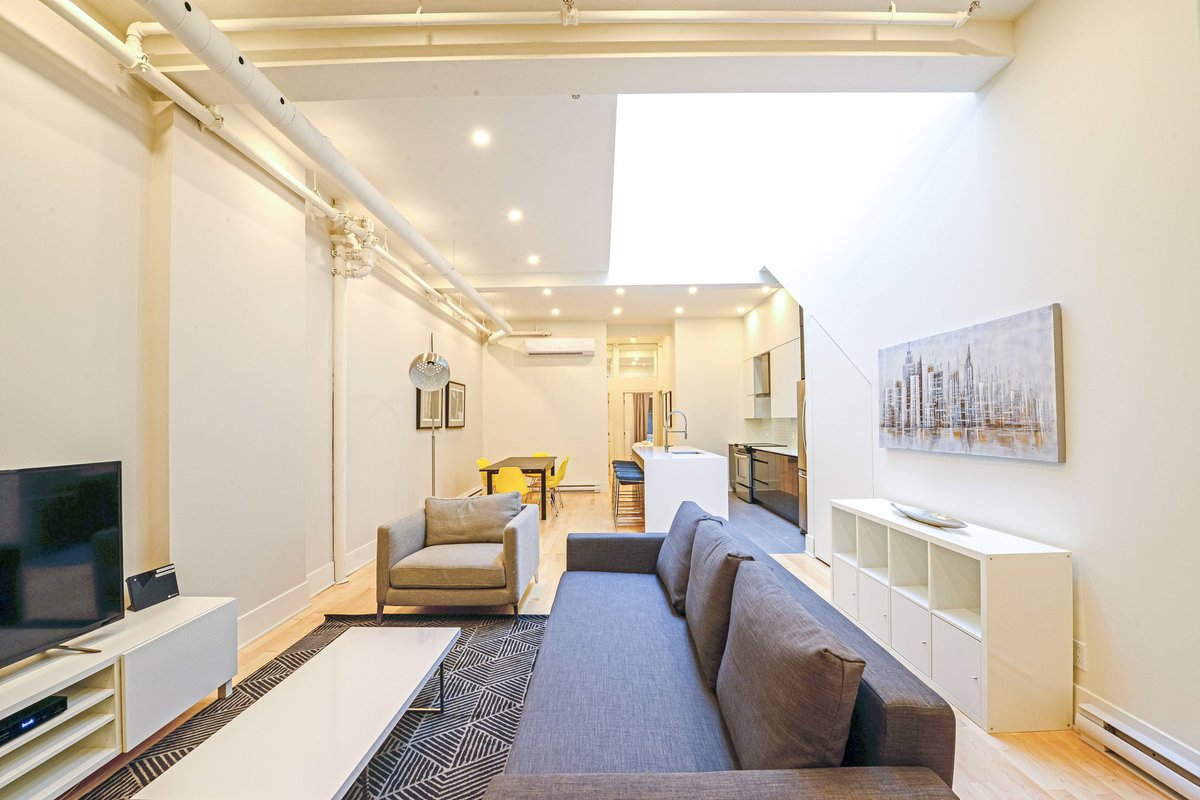 Completely redone 4 bedroom + 2 bath loft 1