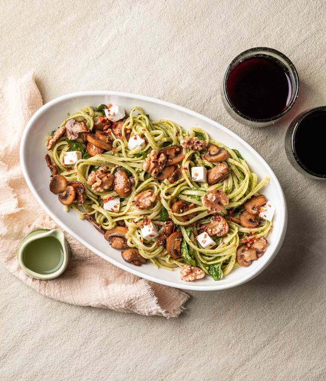 Photo of Walnut & Basil Pesto Pasta