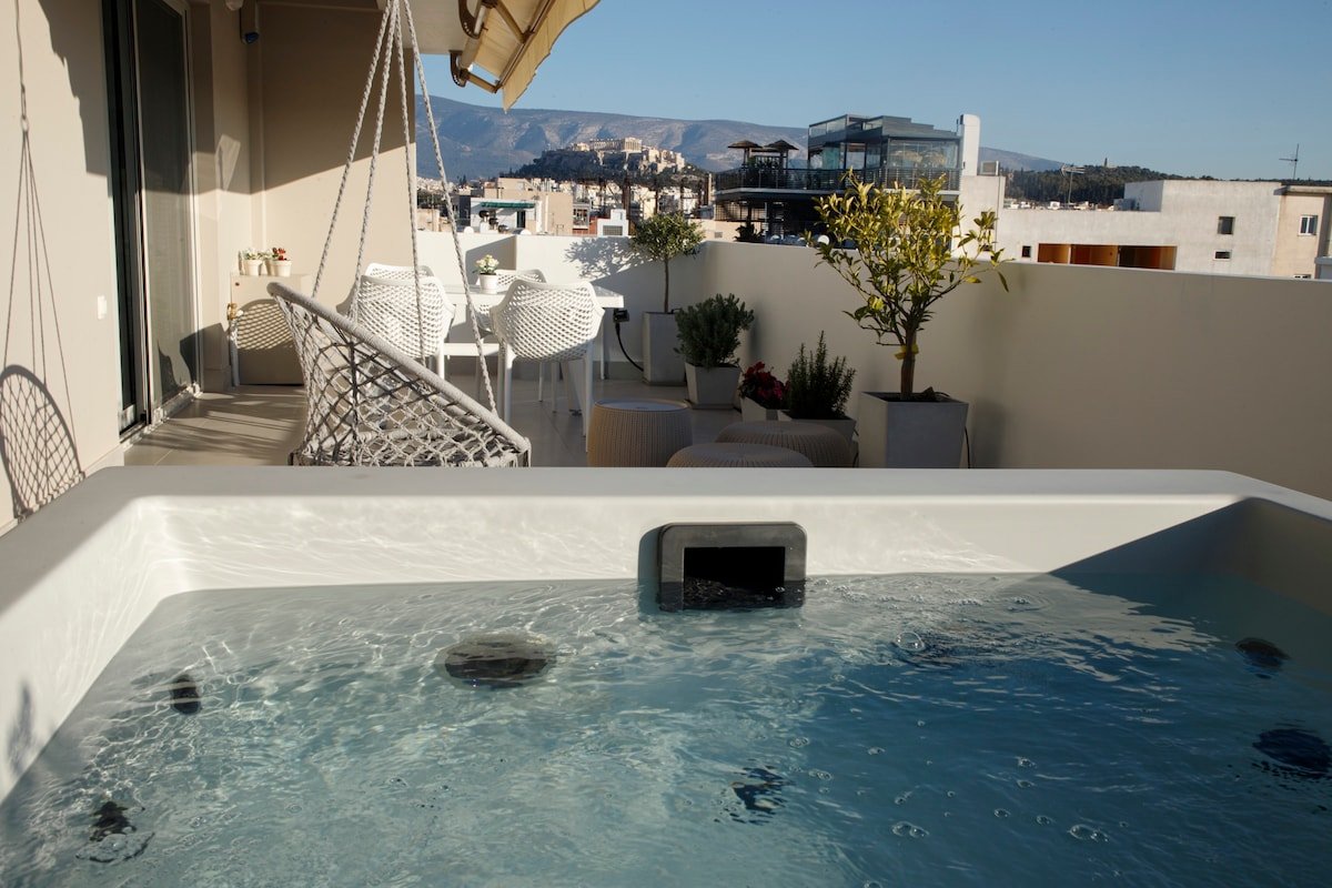 Amazing Acropolis View Penthouse with outdoor spa gallery image 2