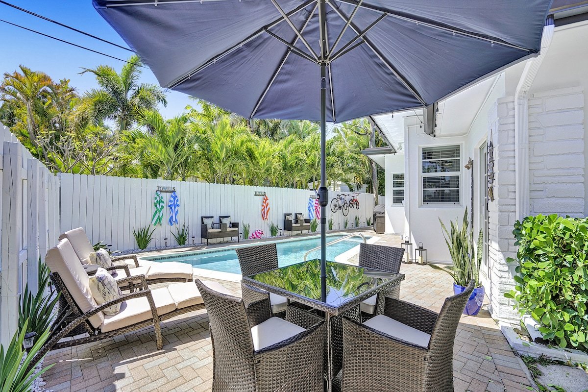Heated Pool! 5 Bedrooms+1 Mile To Beach/Las Olas! gallery image 2