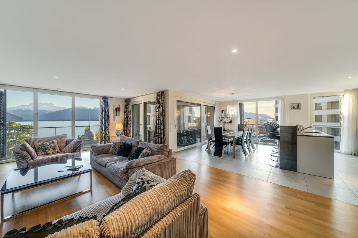 Luxury Apartment in Montreux with Panoramic Views gallery image 2