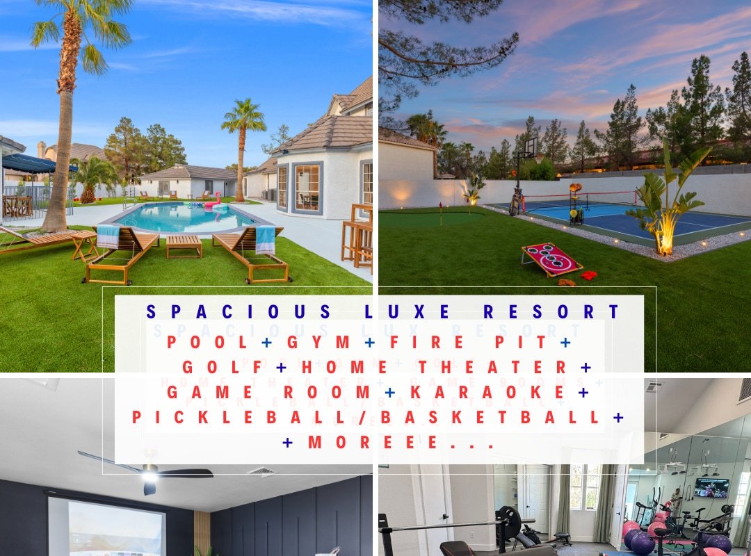 LUXE Resort Pool+Theater+Gym |Pickle/Basketball gallery image 2