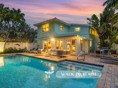 Steps to Beach w/ Pool, Backyard Oasis & Game Room