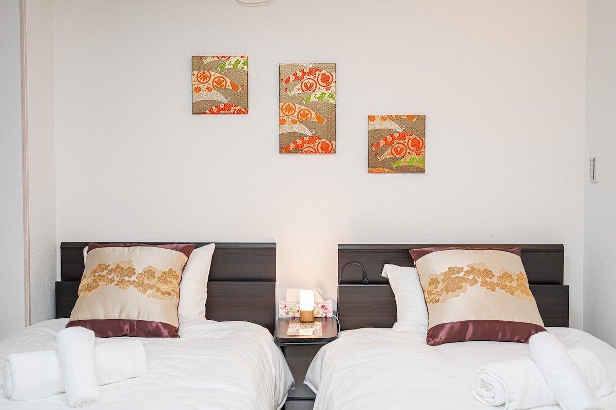 120平米貸切5室3トイレ2浴室宴会最適パーティー可和風体験、駅近空港直通、ディズニーランド直通バス gallery image 4