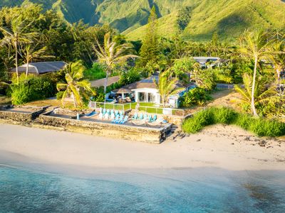 Only home with Private Beach|3 Spas|90″TheaterRoom