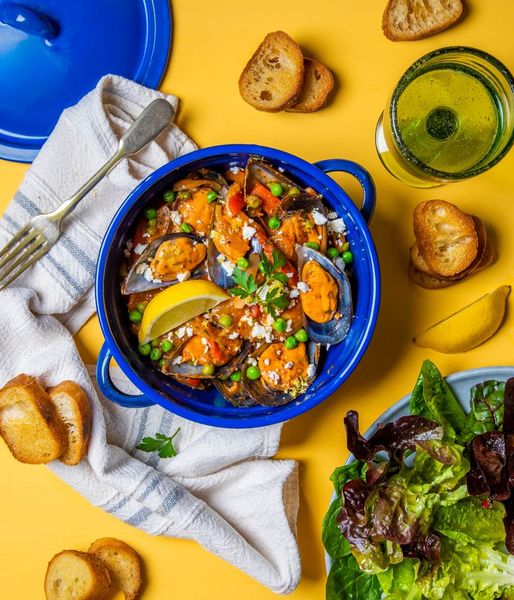 Photo of Tomato & Feta Mussels