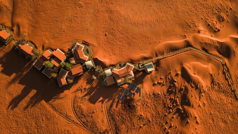Desert Lodge from Above