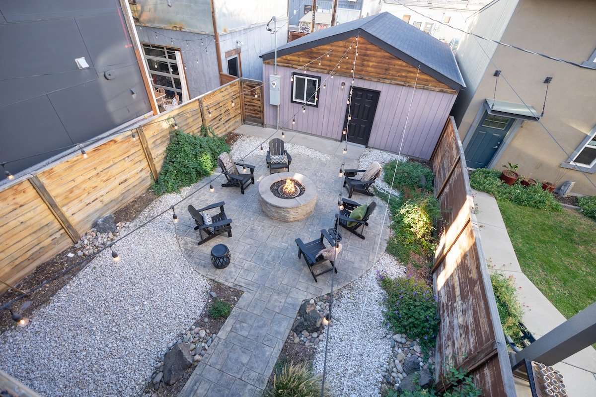 *Urban Oasis in RiNo* Fire Pit | Yard | Garage gallery image 4