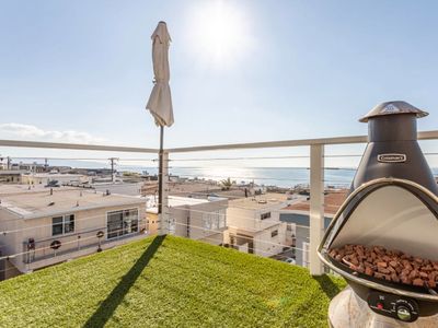 Large Ocean View Apartment | Balcony & Parking