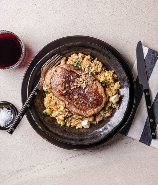 Photo of Pesto Quinoa & Lamb Chop