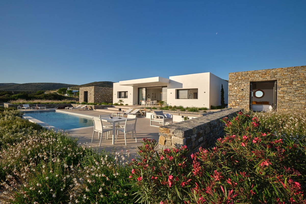 Villa Andreas design vue époustouflante Naoussa