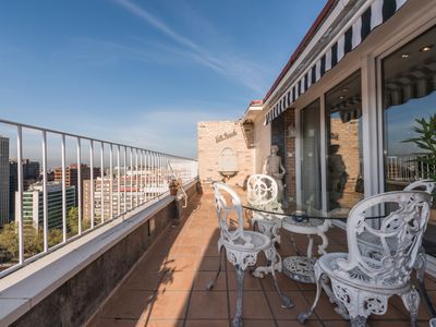 Luxury penthouse in Madrid´s sky.